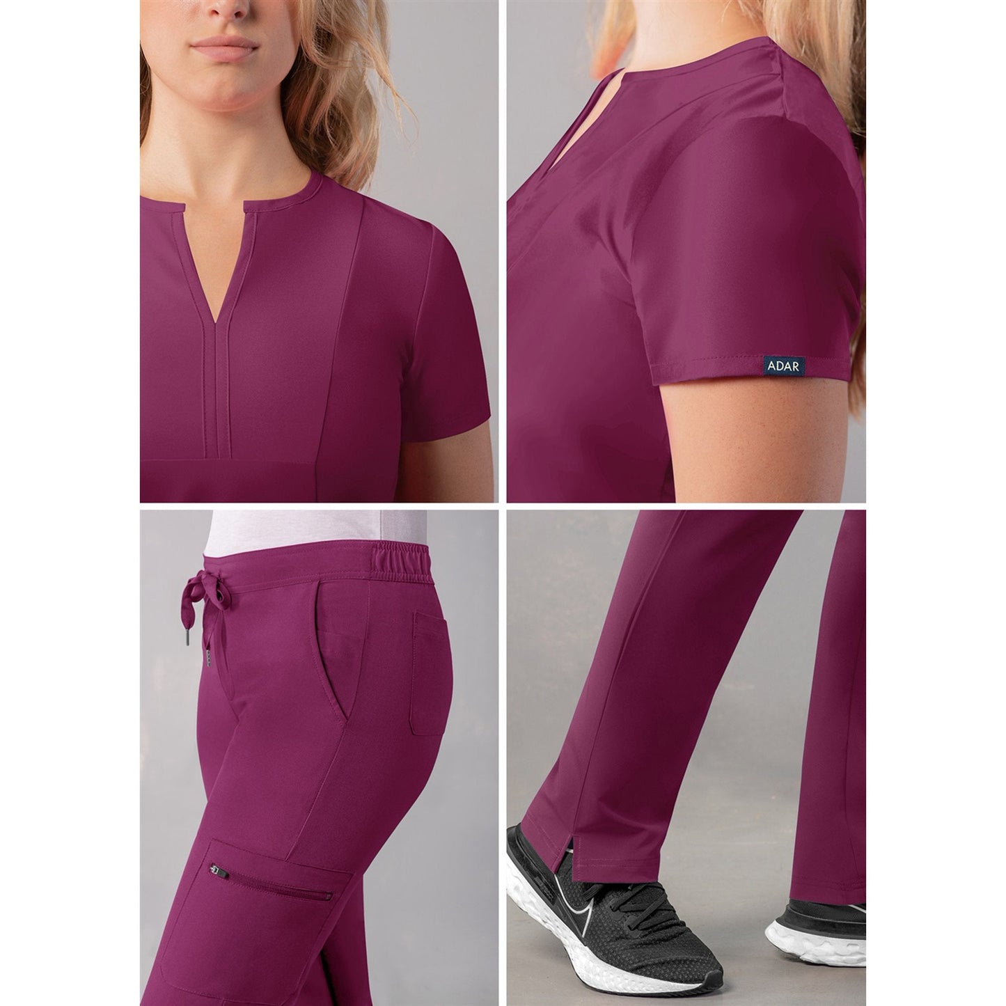 Adar Addition Go-Higher Scrub Set for Women - A9600 Moore than Scrubs LLC Moore than Scrubs