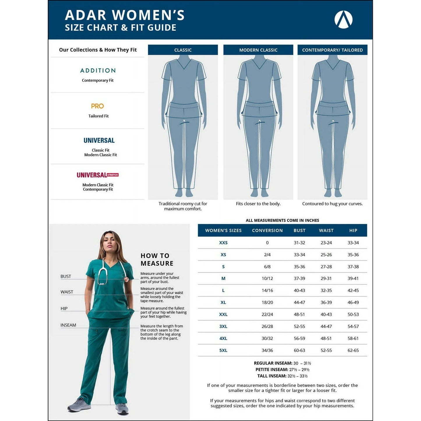 Adar Addition Go-Higher Scrub Set for Women - A9600 Moore than Scrubs LLC Moore than Scrubs