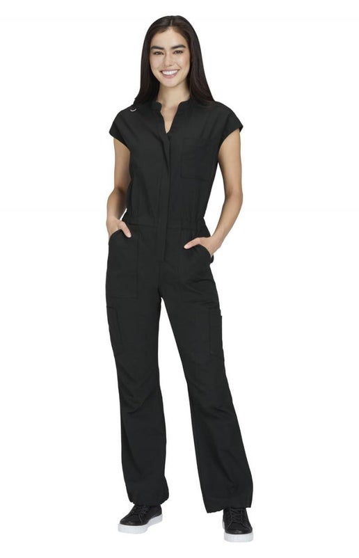 KOI Women's Anja Jumpsuit KOI Clothing 58.99 Black / 2XL Moore than Scrubs