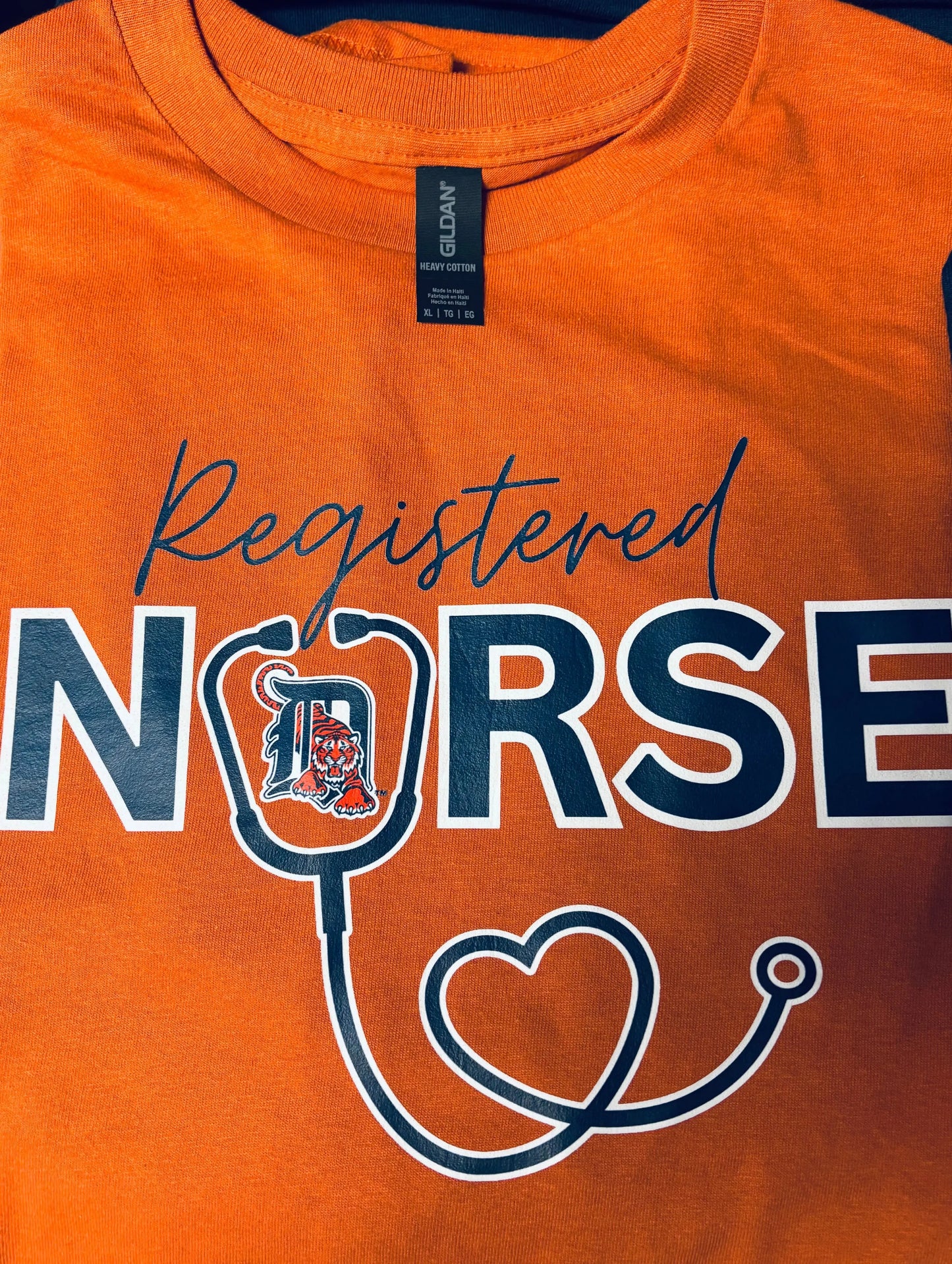 Registered Nurse T-Shirts Moore than Scrubs LLC Apparel & Accessories 25.00 Orange-2XL Moore than Scrubs