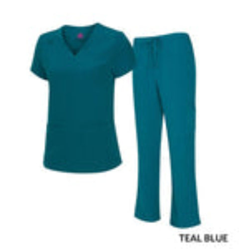 NATURAL UNIFORMS - STRETCH V-NECK CARGO SCRUB SETS Natural Uniforms Clothing Moore than Scrubs