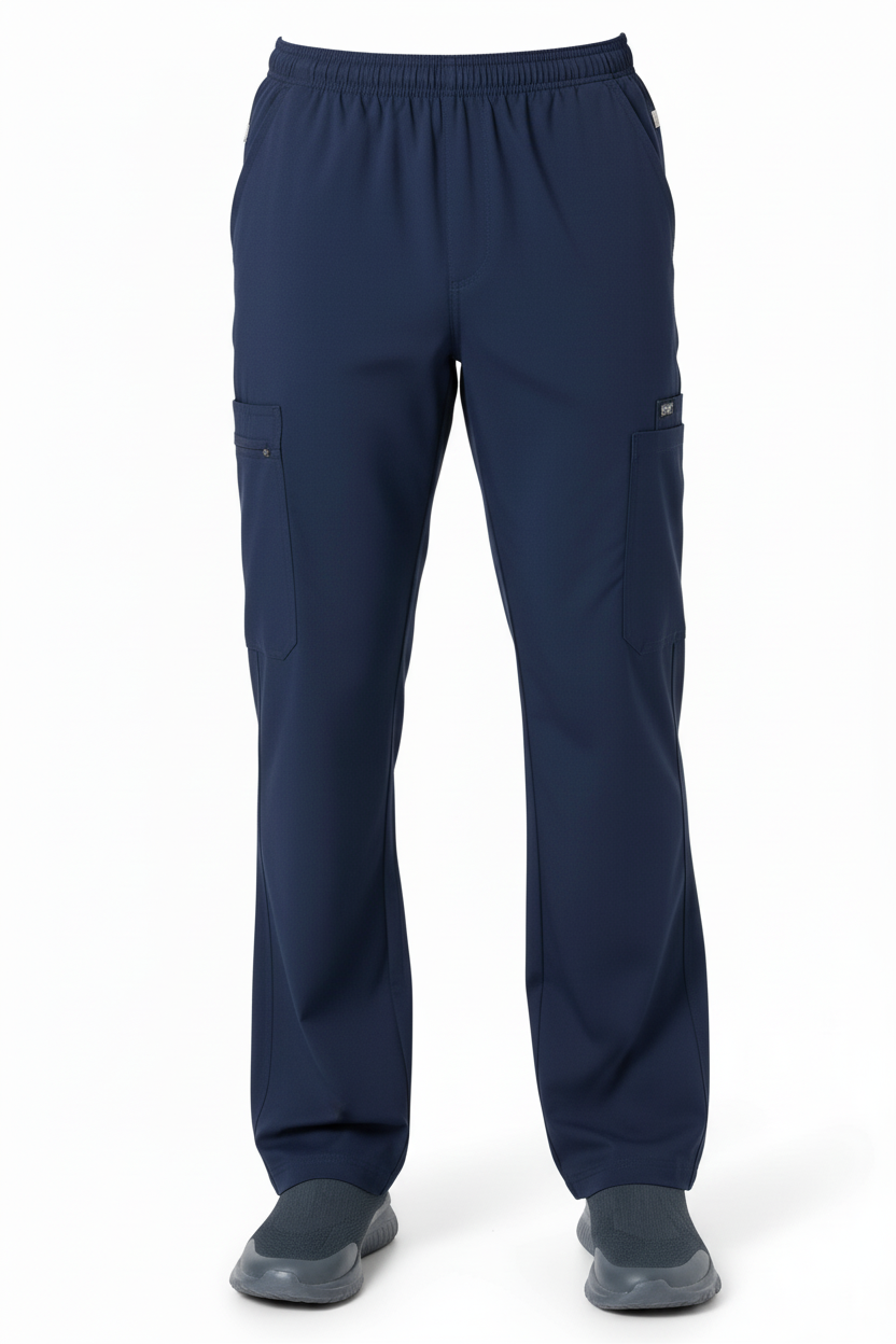 Caleb Men's Cargo Scrub Pants | Multi-Pocket | Comfort Collection BANU Clothing Moore than Scrubs
