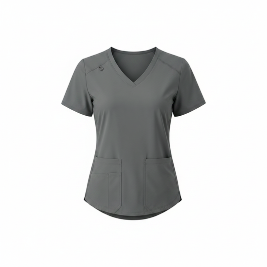 BANU Scarlett Two-Pocket Stretch Scrub Top BANU Scrub Top Moore than Scrubs