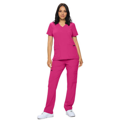 Premium Stretch Medical Scrub Set - Jogger Pants & Tuck-In Top | Healthcare Uniforms Natural Uniforms Medical Scrubs   Moore than Scrubs