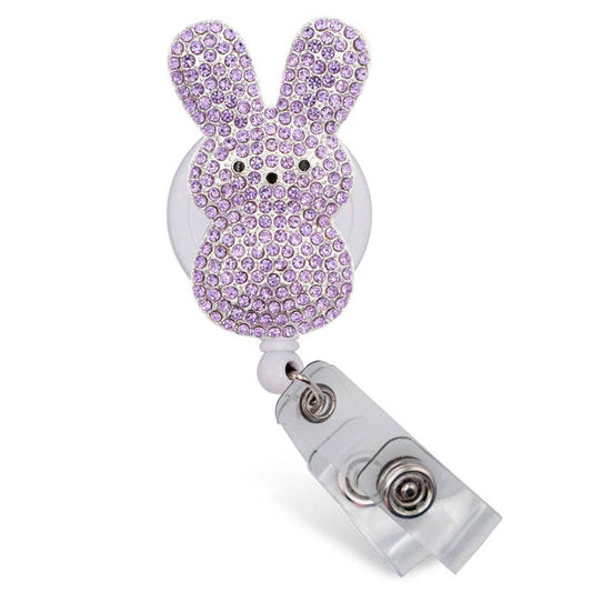 Bunny Peep Sparkle and Shine Badge Reel - Moore than Scrubs LLC