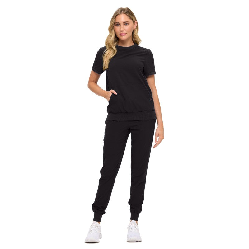 Women’s Scrub Set – Super Premium Stretch Monarch Crew Neck Jogger Set - 4402 Monarch Uniforms Medical Scrubs   Moore than Scrubs