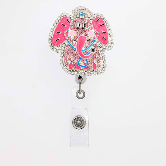 Sparkle & Shine Pink Nurse Elephant - Moore than Scrubs LLC