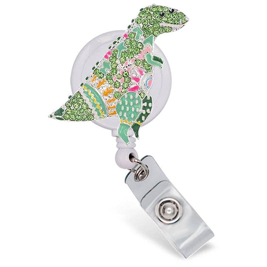 Dinosaur Sparkle And Shine Badge Reel - Moore than Scrubs LLC