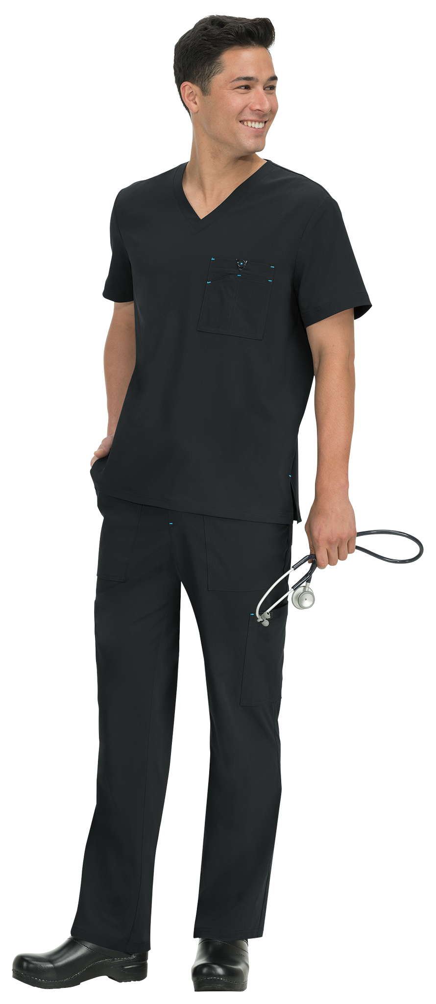 KOI Basics Men's Bryan Scrub Top (668) KOI Medical Scrubs   Moore than Scrubs