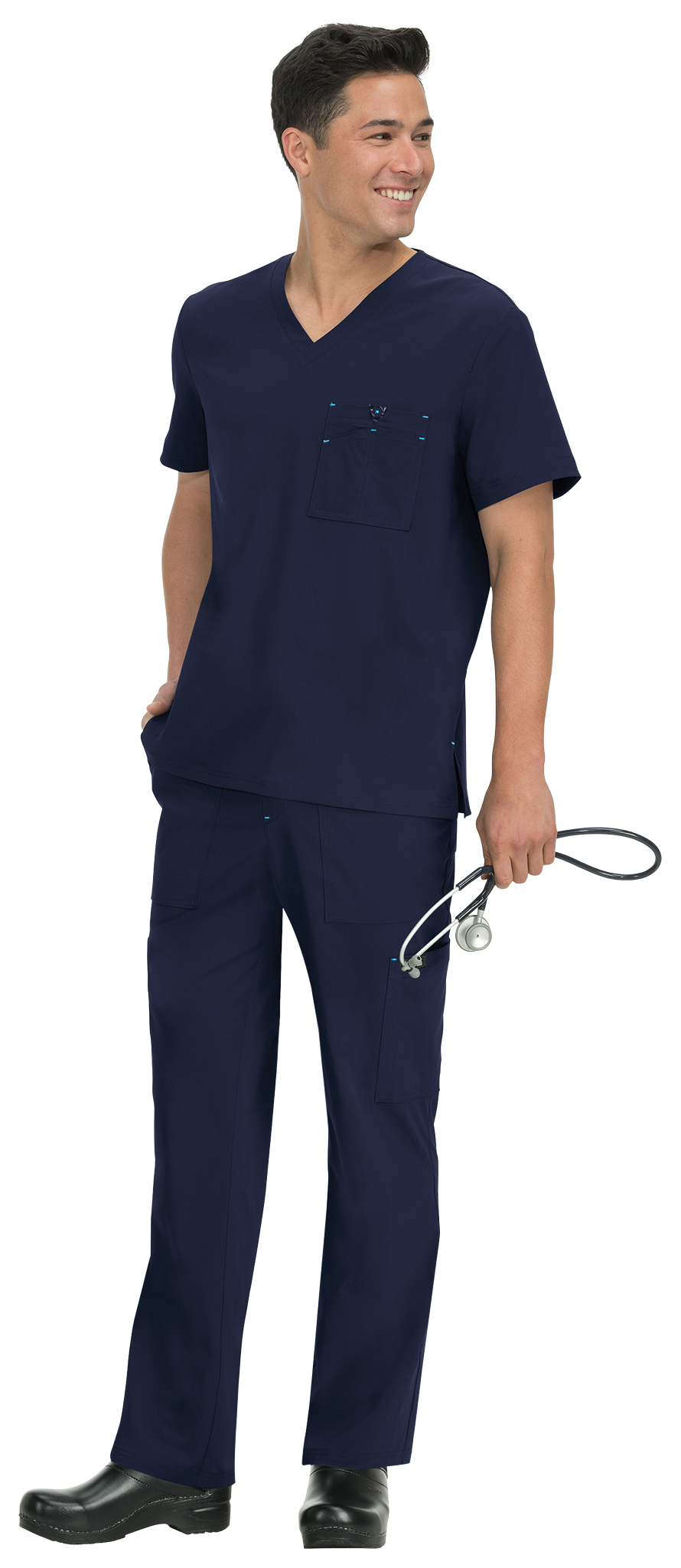 KOI Basics Men's Bryan Scrub Top (668) KOI Medical Scrubs   Moore than Scrubs