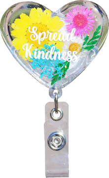 Glitterific Badge Reel Spread Kindness - Moore than Scrubs LLC
