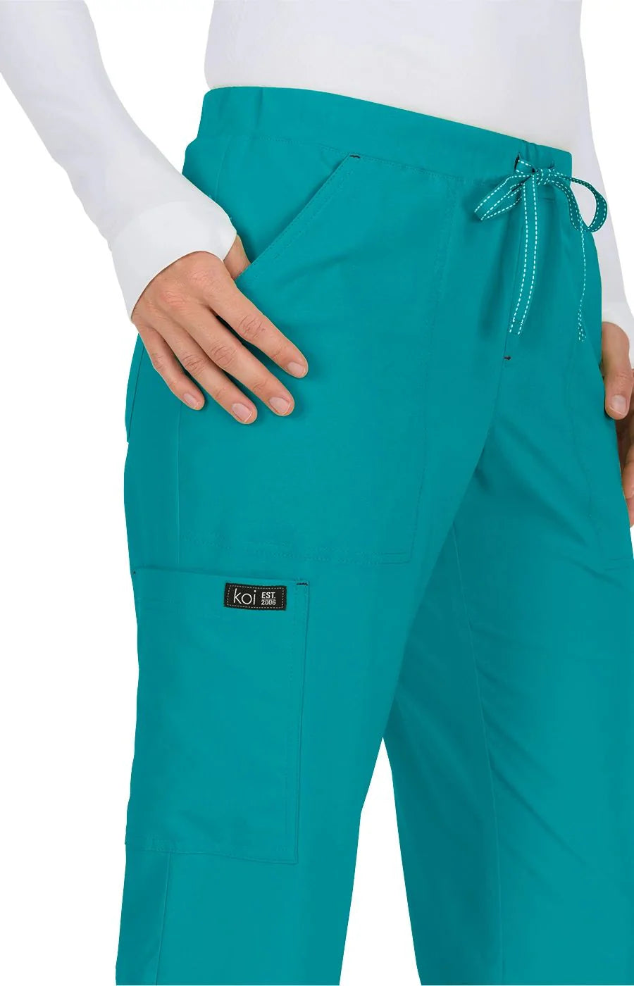 KOI Basics Women's Holly Scrub Pants - Professional Medical Uniforms KOI Clothing   Moore than Scrubs