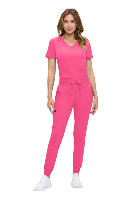 PINK-TOBER Premium Stretch Medical Scrubs - Professional Healthcare Uniforms Natural Uniforms Medical Scrubs   Moore than Scrubs
