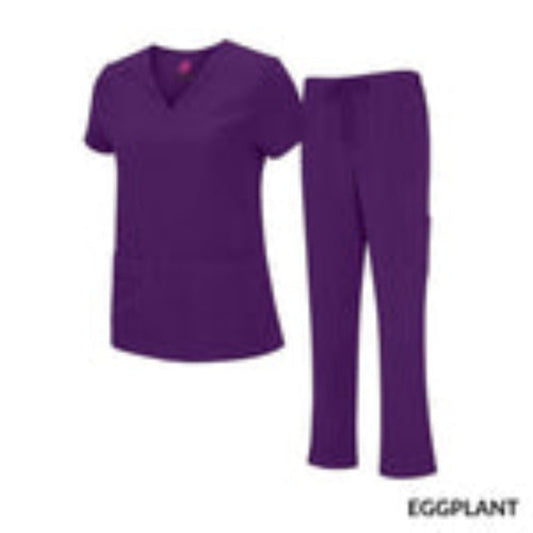 NATURAL UNIFORMS - STRETCH V-NECK CARGO SCRUB SETS Natural Uniforms Clothing   Moore than Scrubs