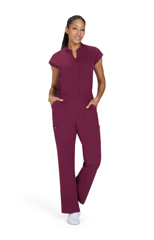 KOI Women's Anja Jumpsuit KOI Medical Scrubs   Moore than Scrubs