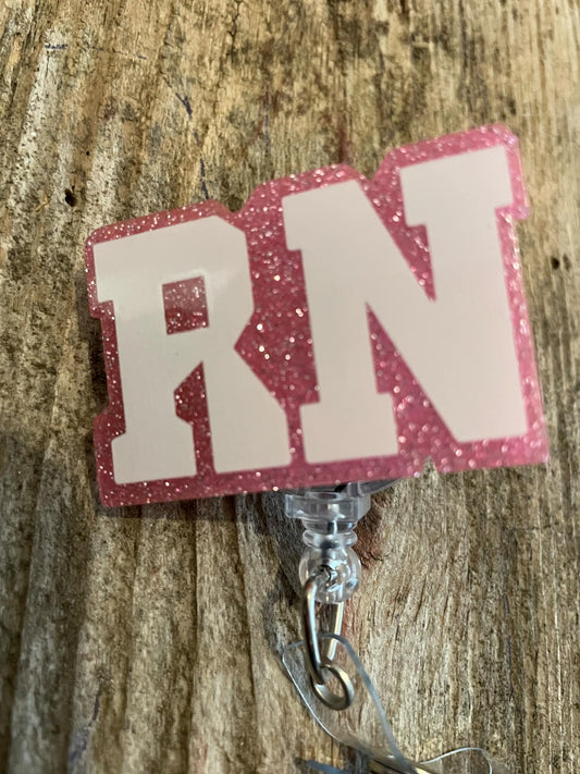 Badge Reel  RN sparkle - Moore than Scrubs LLC