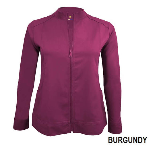 Natural Uniforms Women ' S Ultra Soft Stretch Zip Up Scrub Jacket (5200) Natural Uniforms Apparel & Accessories 29.99 Burgundy / 2XL Moore than Scrubs