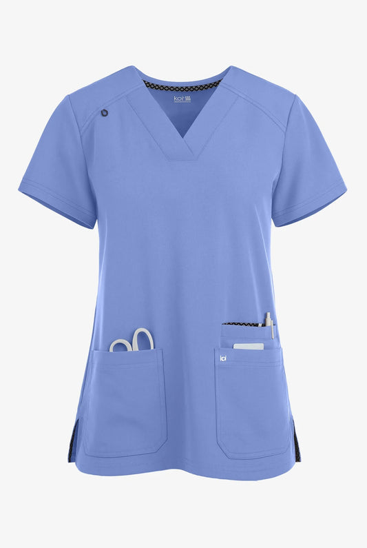 KOI Hustle and Heart Scrub Top - Inspire Your Workday - 1019 KOI Medical Scrubs   Moore than Scrubs
