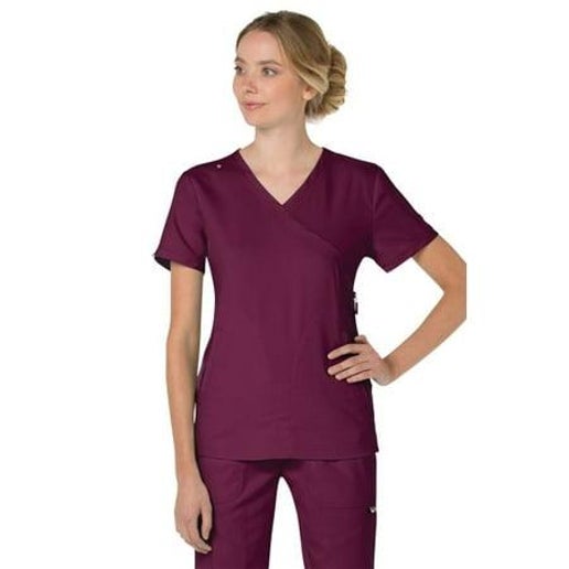 KOI Philosophy Top KOI Clothing 0.00 Burgundy / 3XL Moore than Scrubs