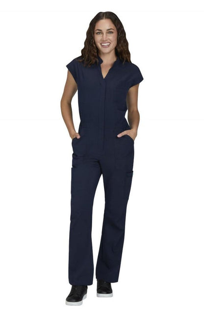 KOI Women's Anja Jumpsuit KOI Clothing 58.99 Navy / 2XL Moore than Scrubs