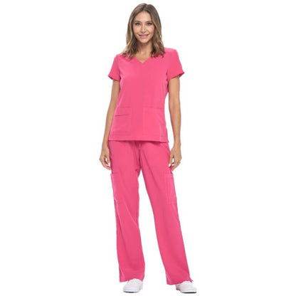 NATURAL UNIFORMS - STRETCH V-NECK CARGO SCRUBS SETS (8400) Natural Uniforms Clothing   Moore than Scrubs