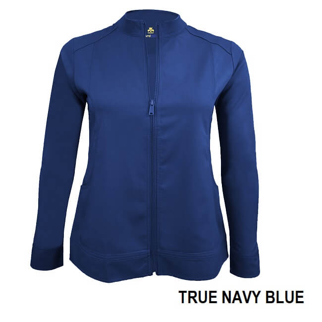 Natural Uniforms Women ' S Ultra Soft Stretch Zip Up Scrub Jacket (5200) Natural Uniforms Apparel & Accessories 29.99 Navy Blue / 2XL Moore than Scrubs