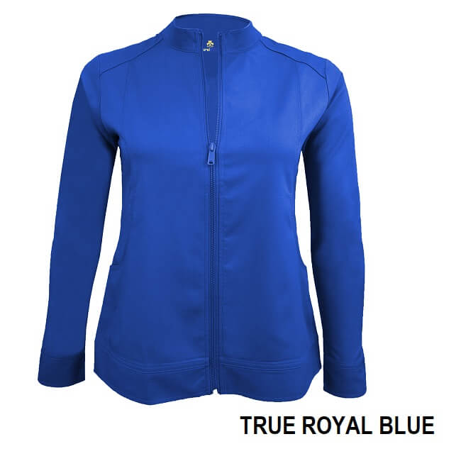 Natural Uniforms Women ' S Ultra Soft Stretch Zip Up Scrub Jacket (5200) Natural Uniforms Apparel & Accessories 29.99 Royal Blue / 2XL Moore than Scrubs