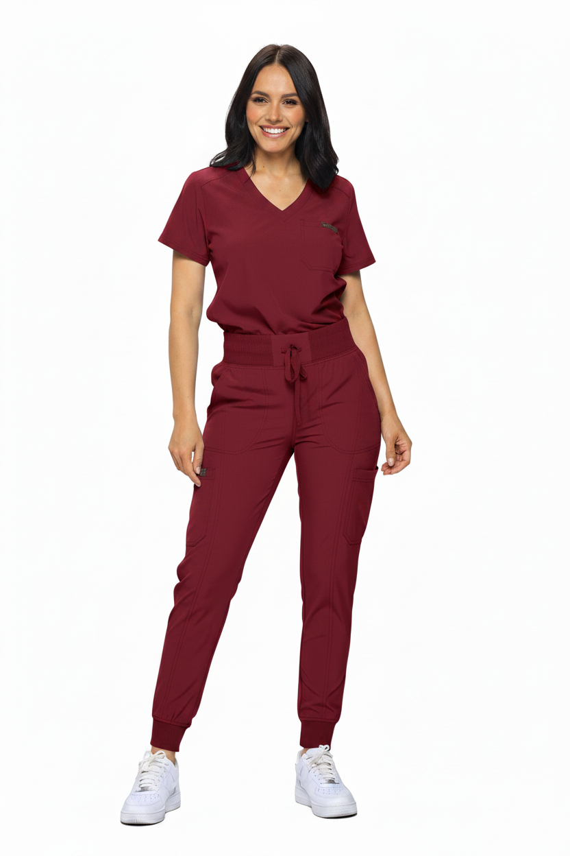 Burgundy Scrubs Optimized