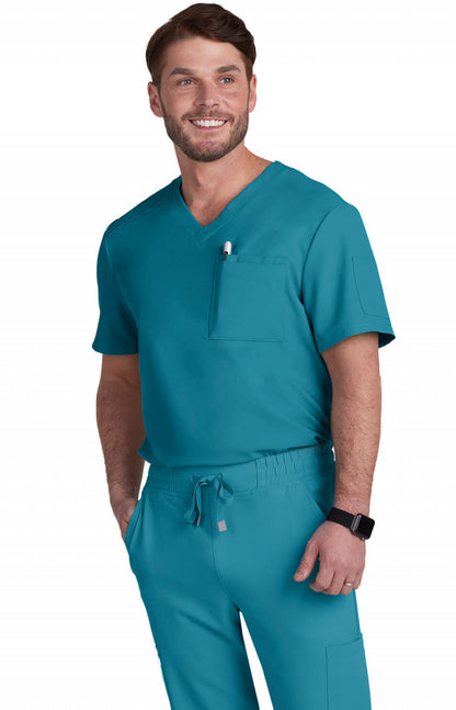 KOI Cureology Men's Arthro Scrub Top KOI Scrub Tops   Moore than Scrubs