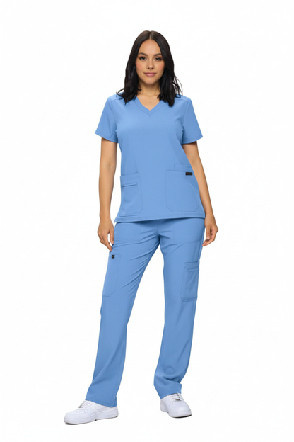 Monarch Cargo Pants Premium Scrub Set (3102) Monarch Uniforms Scrubs   Moore than Scrubs
