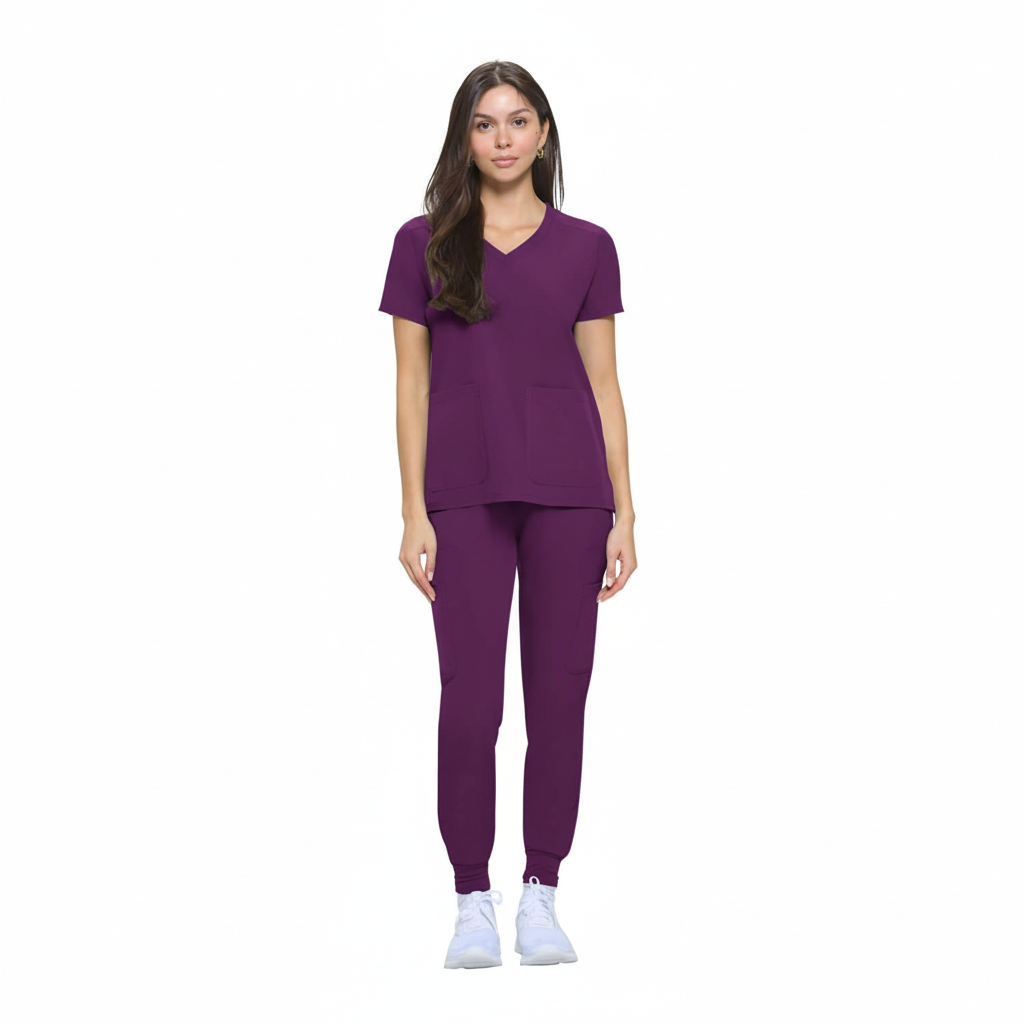 NATURAL UNIFORMS - Women's Stretch Jogger Sets 8533 Natural Uniforms Clothing   Moore than Scrubs