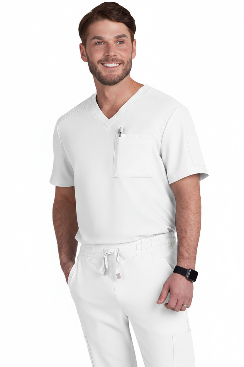 KOI Cureology Men's Arthro Scrub Top KOI Scrub Tops   Moore than Scrubs