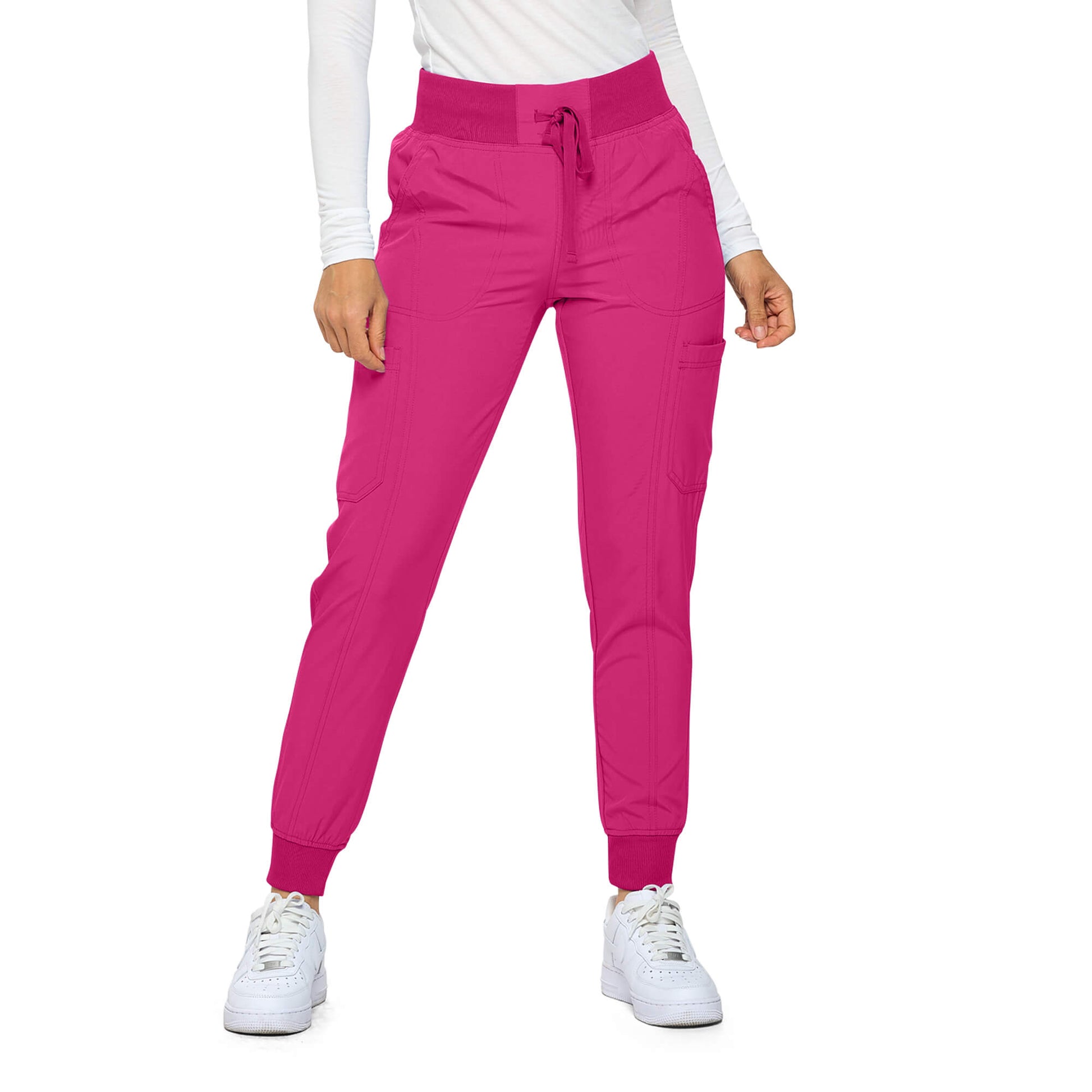 Premium Stretch Medical Scrub Set - Jogger Pants & Tuck-In Top | Healthcare Uniforms Moore than Scrubs LLC    Moore than Scrubs