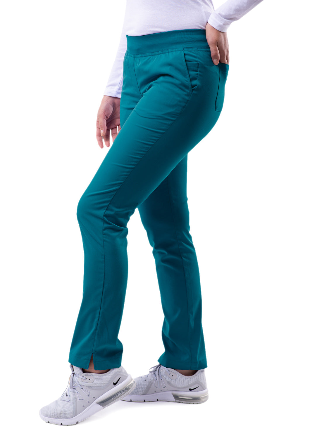 ADAR Pro Women's Skinny Leg Yoga Scrub Pants - Tall (P7102T) ADAR Scrubs - Pants   Moore than Scrubs