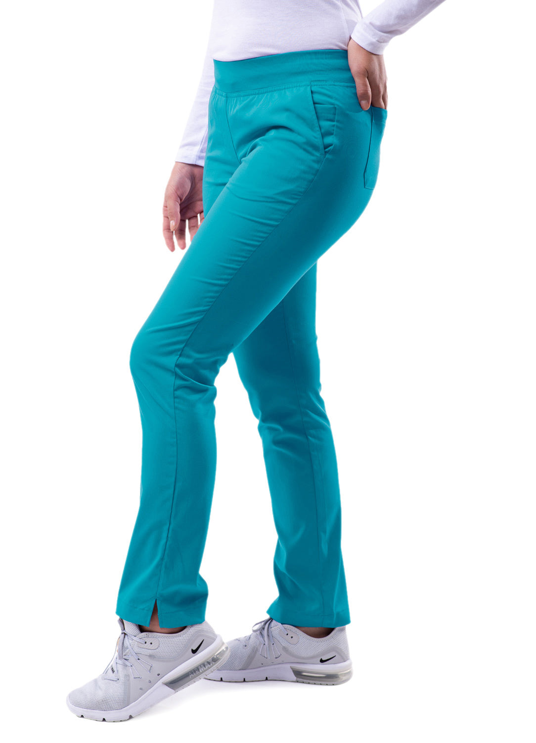 ADAR Pro Women's Skinny Leg Yoga Scrub Pants - Tall (P7102T) ADAR Scrubs - Pants   Moore than Scrubs