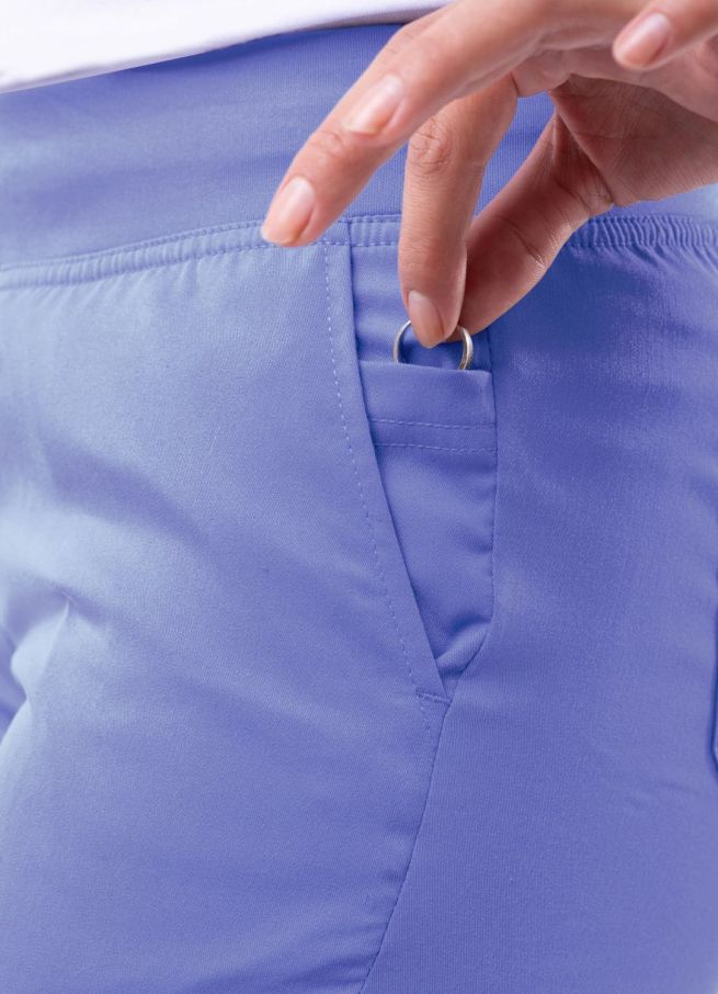 ADAR Pro Women's Skinny Leg Yoga Scrub Pants - Tall ADAR Scrubs - Pants   Moore than Scrubs