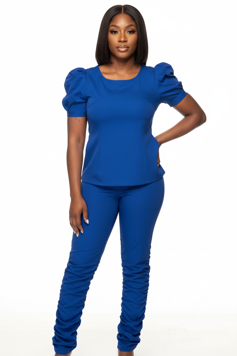 Scrunchy Bottom Stylish Scrub Set Moore than Scrubs Clothing   Moore than Scrubs