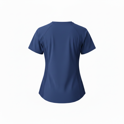 BANU Scarlett Two-Pocket Stretch Scrub Top BANU Scrub Top   Moore than Scrubs