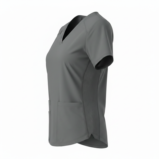 BANU Scarlett Two-Pocket Stretch Scrub Top BANU Scrub Top   Moore than Scrubs