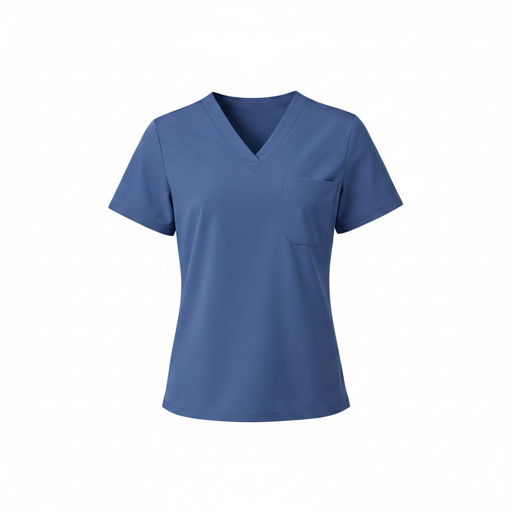 BANU Sophia Chest-Pocket Scrub Top (1010) BANU Scrub Top   Moore than Scrubs