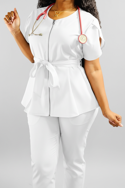 Stylish Medical Uniforms - Peplum Scrub Set Moore than Scrubs Apparel & Accessories   Moore than Scrubs