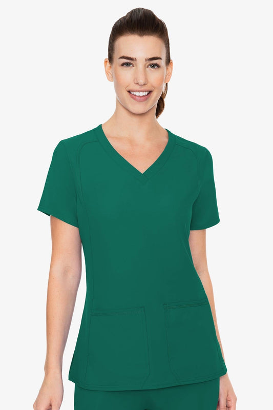 Med Couture 2468 Insight Side Pocket Top - Hunter Med Couture